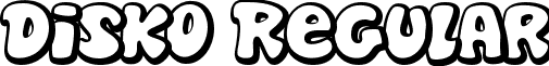 Disko Regular font - disko_tt.ttf