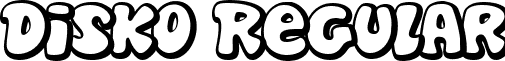 Disko Regular font - Disko.ttf