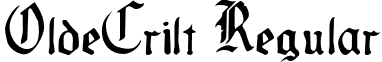 OldeCrilt Regular font - Olde_Crilt_FREE.otf