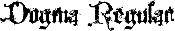 Dogma Regular font - Dogma.ttf