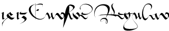 1413 Cursive Regular font - 1413 - Gothique Cursive.otf