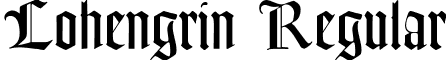 Lohengrin Regular font - Lohengrin.ttf