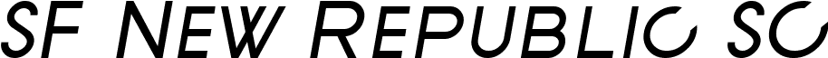 SF New Republic SC font - SF New Republic SC Italic.ttf