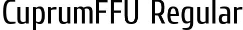 CuprumFFU Regular font - Cuprum.otf