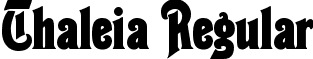 Thaleia Regular font - THALEIA_.TTF