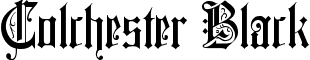 Colchester Black font - COLCBL__.TTF