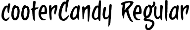 cooterCandy Regular font - CooterCandy.otf