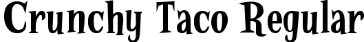 Crunchy Taco Regular font - TacoBell2.ttf