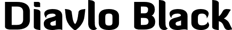 Diavlo Black font - Diavlo_BLACK_II_37.otf