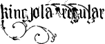 KingjolA Regular font - kingjola.ttf