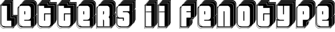 Letters II Fenotype font - Letters2.ttf