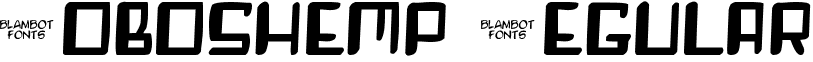 Roboshemp Regular font - Roboshemp.ttf