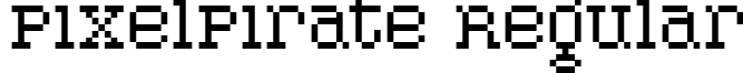 PixelPirate Regular font - PIXEP___.TTF