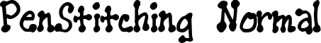 PenStitching Normal font - PENSN___.TTF