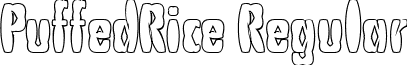 PuffedRice Regular font - PuffedRice.ttf