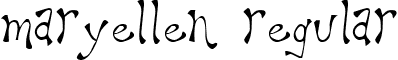 Maryellen Regular font - Maryelle.ttf