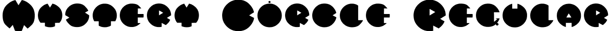 Mystery Circle Regular font - MysteryCircle.TTF
