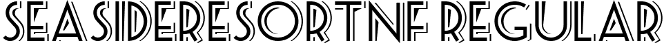 SeasideResortNF Regular font - SEASRN__.TTF