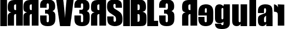 IRR3V3RSIBL3 Regular font - IRR3V3RSIBL3.ttf