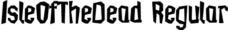 IsleOfTheDead Regular font - IsleOfTheDead.ttf