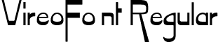 VireoFont Regular font - VIREOF.ttf