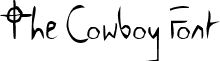 The Cowboy Font font - THECF___.TTF