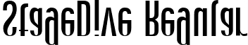 StageDive Regular font - Stagdive.ttf