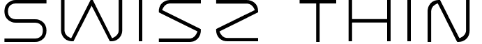 Swisz Thin font - SWIST___.TTF