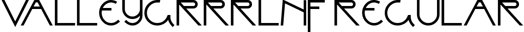 ValleyGrrrlNF Regular font - VALLGN__.ttf