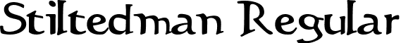 Stiltedman Regular font - STILTEDM.TTF