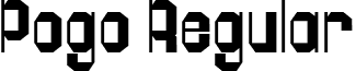 Pogo Regular font - POGO____.TTF