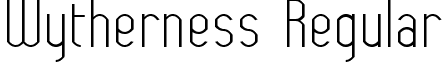 Wytherness Regular font - Wytherne.ttf