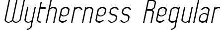 Wytherness Regular font - WytherOb.ttf