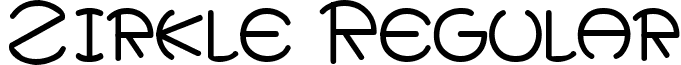 Zirkle Regular font - Zirkle.ttf