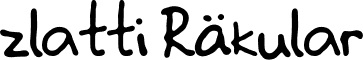 zladdi Regular font - zladdi.ttf