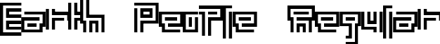 Earth People Regular font - EARTP___.TTF