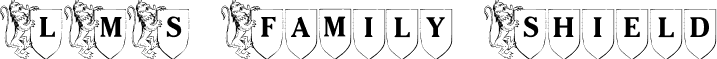 LMS Family Shield font - LMS Family Shield.ttf