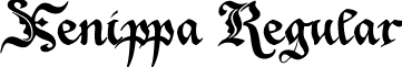Xenippa Regular font - xenipp3U.ttf