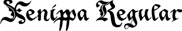 Xenippa Regular font - xenippa.ttf