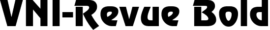 VNI-Revue Bold font - vni.common.VREVUE.ttf