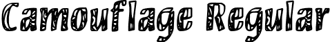 Camouflage Regular font - Camouflage.ttf