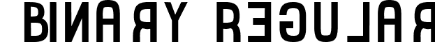 Binary Regular font - BINARY__.TTF