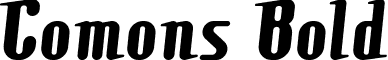 Comons Bold font - COMOB___.TTF