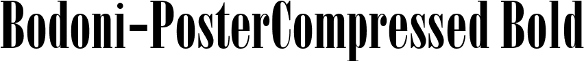 Bodoni-PosterCompressed Bold font - unicode.bodonpcb.ttf