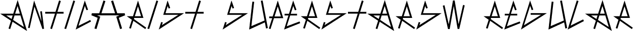 AntiChrist SuperstarSW Regular font - ANTICSS_.TTF