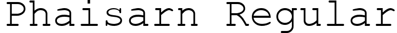 Phaisarn Regular font - phaisarn.ttf