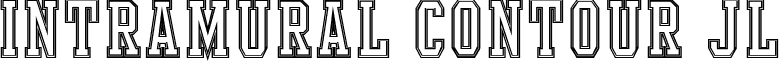 Intramural Contour JL font - Intracon.ttf