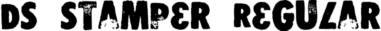 DS Stamper Regular font - ds_stamper.ttf