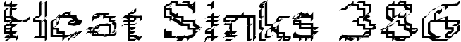 Heat Sinks 386 font - HEATS386.TTF