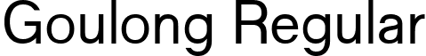 Goulong Regular font - Goulong.ttf